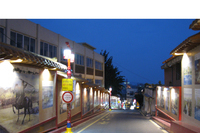 인천 차이나 타운 보안등
