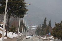 군부대 가로등 교체작업250w-LED120W로 교체